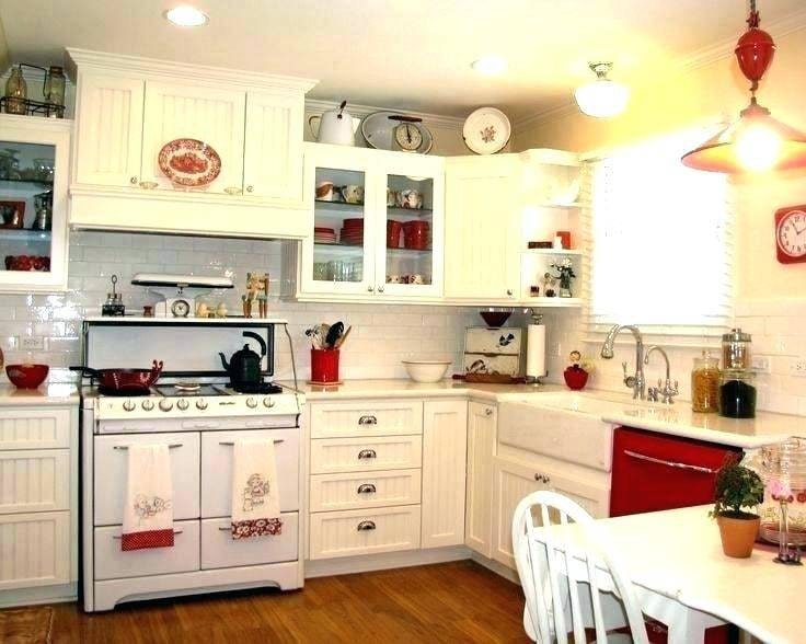 دکوراسیون آشپزخانه رنگ قرمز