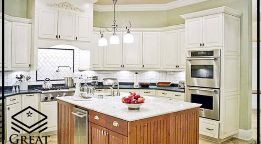 کابینت آشپزخانه دو رنگ یا ترکیبی