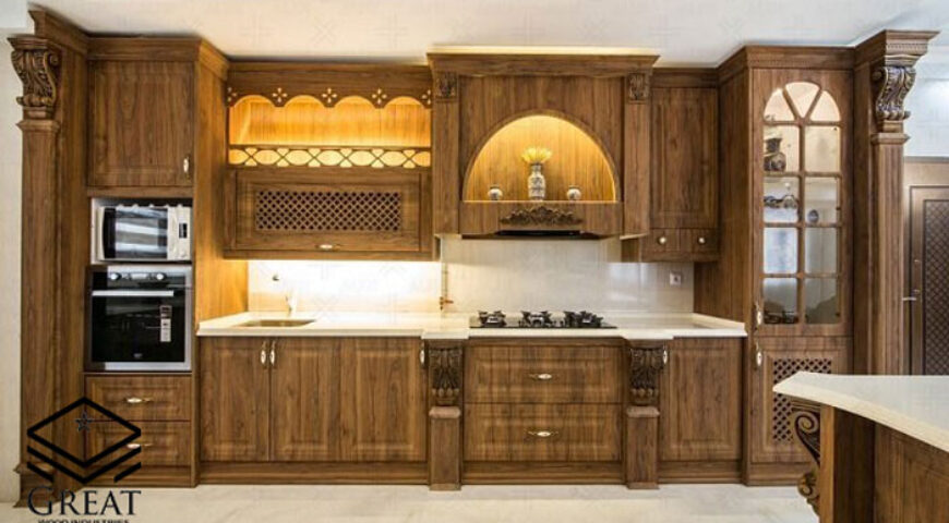 طراحی کابینت کلاسیک آشپزخانه (قسمت اول)