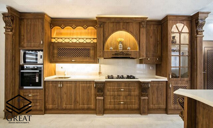 گریت کابینت | شرکت کابینت آشپزخانه گریت | classic cabinet design 2 1