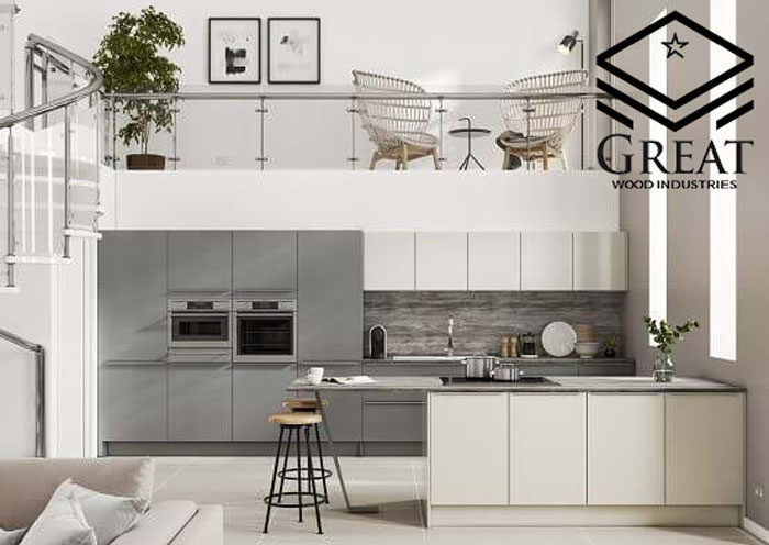 گریت کابینت | شرکت کابینت آشپزخانه گریت | white gray kitchen cabinet 6