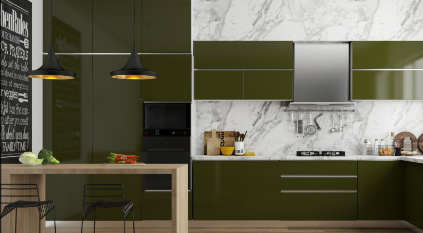 کابینت هایگلاس رنگی
