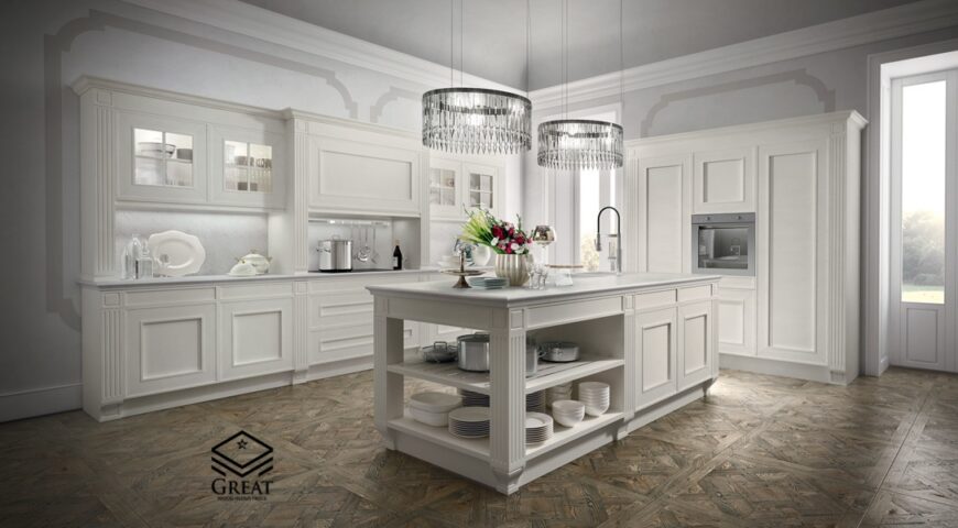 سفارش کابینت چوب طبیعی مدرن آنلاین