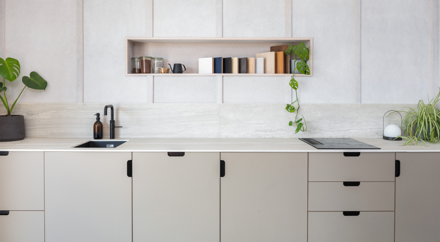 دکوراسیون آشپزخانه کابینت ام دی اف