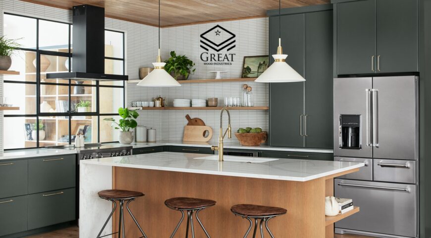کابینت انزو پولیشی در آشپزخانه ایرانی