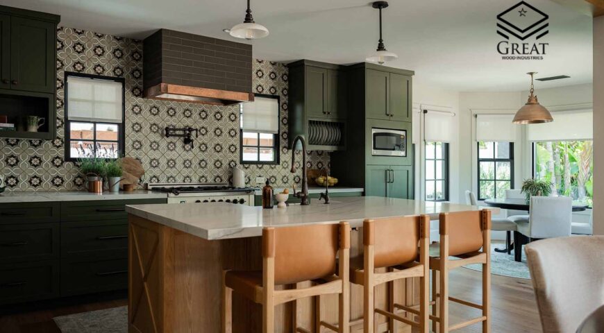 کابینت نئوکلاسیک در بازسازی آشپزخانه