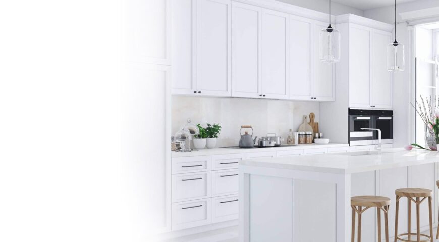 کابینت هایگلاس در بازسازی آشپزخانه