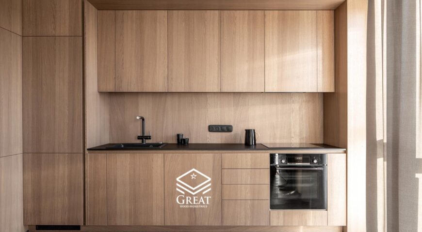 کابینت ام دی اف در آشپزخانه اپن
