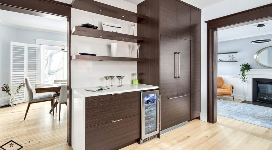 قیمت کابینت مدرن در آشپزخانه کوچک