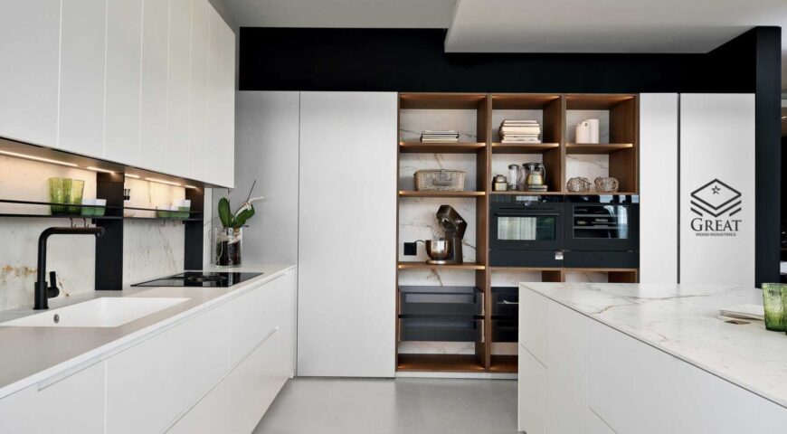 قیمت کابینت ام دی اف در آشپزخانه کوچک