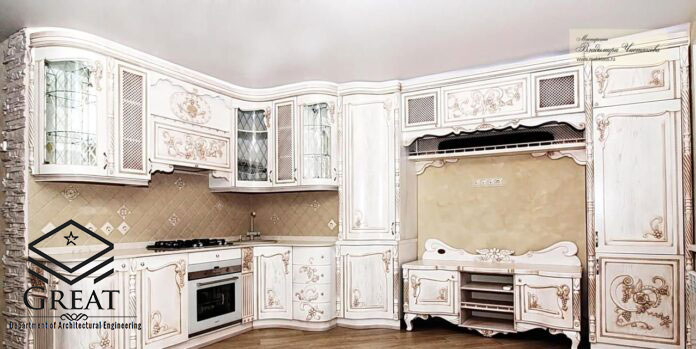 کابینت آشپزخانه ممبران سفید | پاسداران