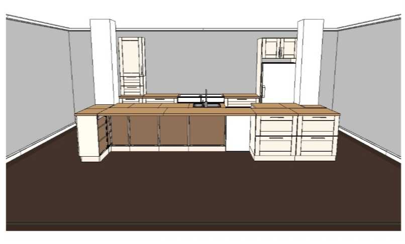 گریت کابینت | شرکت کابینت آشپزخانه گریت | Daly Digs Kitchen remodel IKEA cabinet layout min