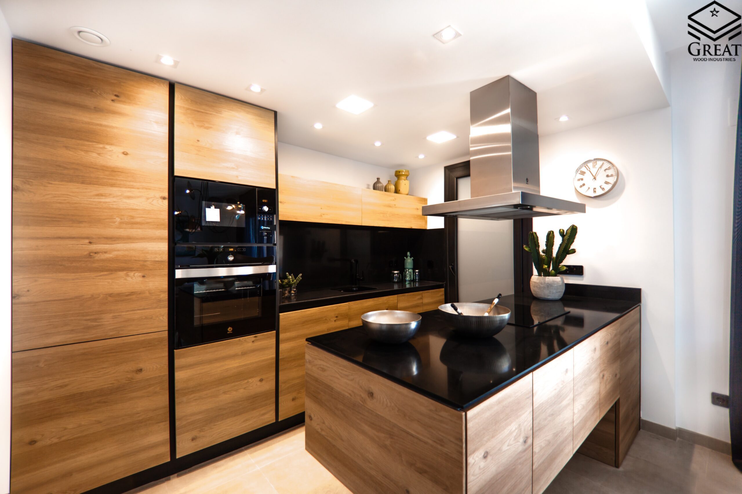 گریت کابینت | شرکت کابینت آشپزخانه گریت | Wooden modular kitchen scaled 1 1