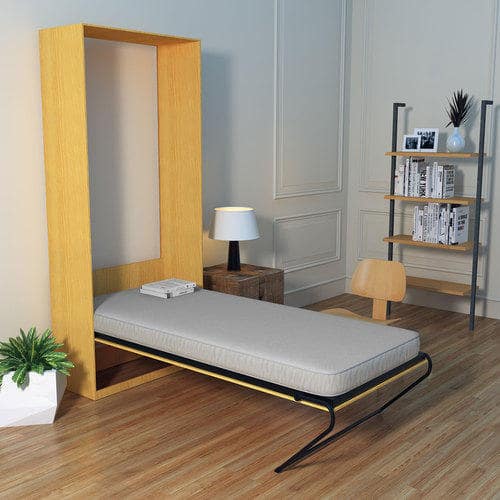 گریت کابینت | شرکت کابینت آشپزخانه گریت | friss vertical queen size wall bed with 3 5 27 mattress 28maple 29 500x500 min