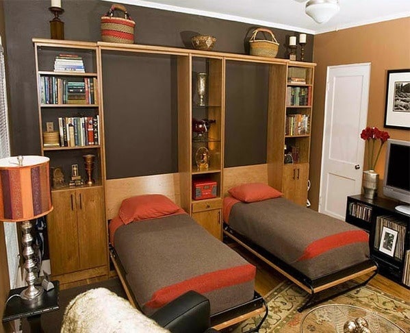 گریت کابینت | شرکت کابینت آشپزخانه گریت | wall cabinet with folding bed living ideas for practical wall beds 11 443 min